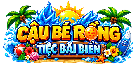 Logo Cậu Bé Rồng - Tiệc Bãi Biển
